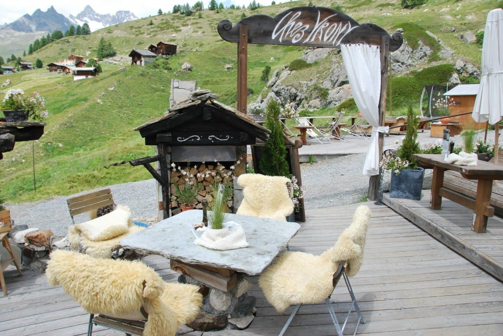 Chez Vrony is a great family hiking destination above Zermatt
