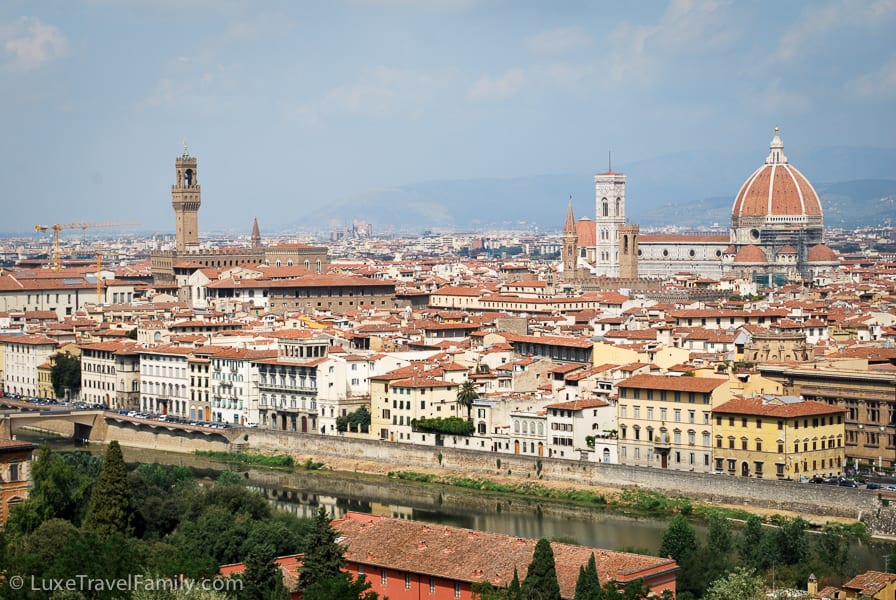 Michelangelo's David Piazza Michelangelo Florence.