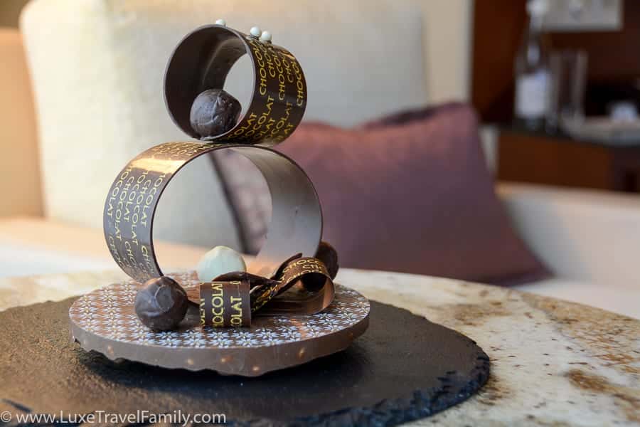 Swiss chocolate Park Hyatt Zurich
