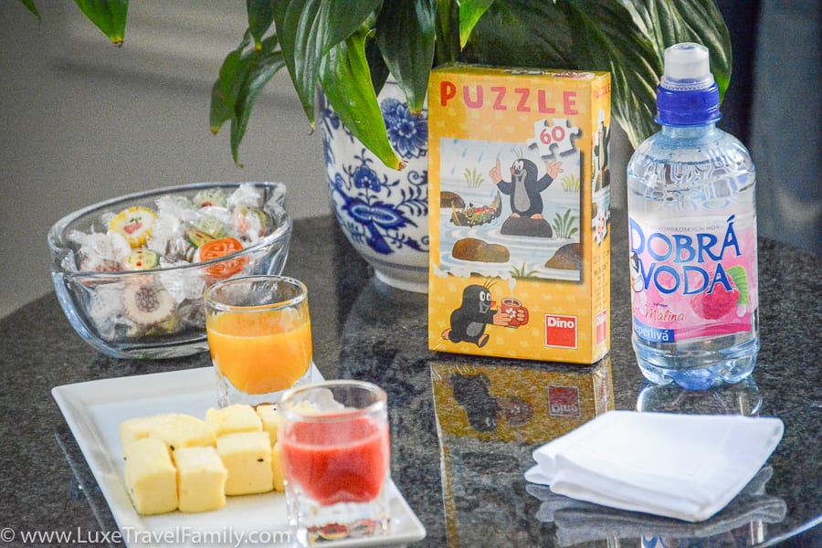 Kids welcome amenity Four Seasons Prague