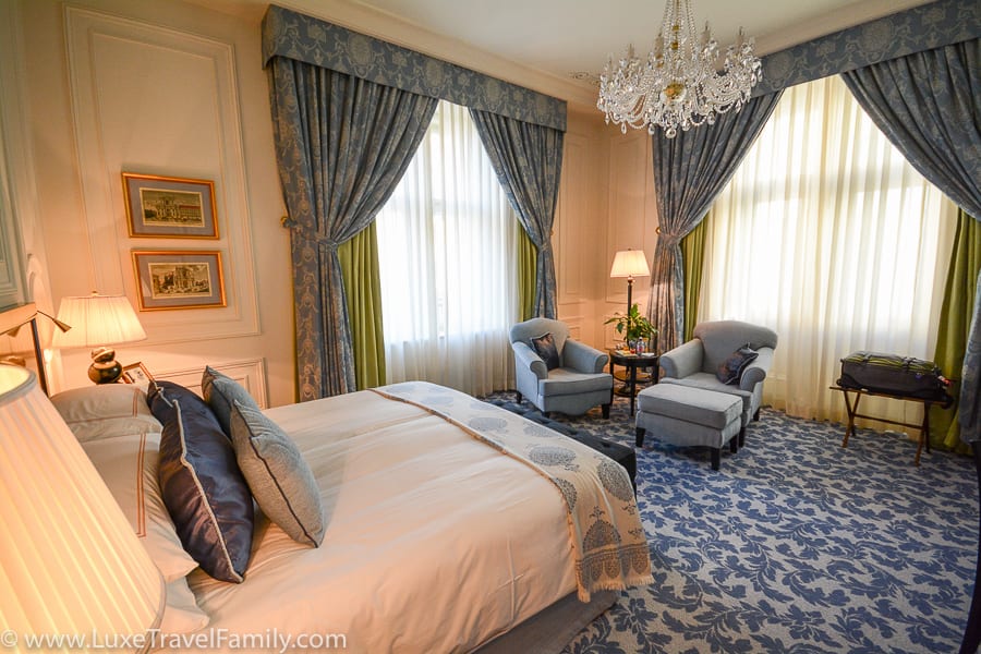 Beautiful Renaissance bedroom Four Seasons Hotel Prague.