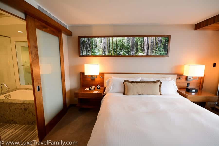 Cozy guest room Fairmont Pacific Rim Gold Floor