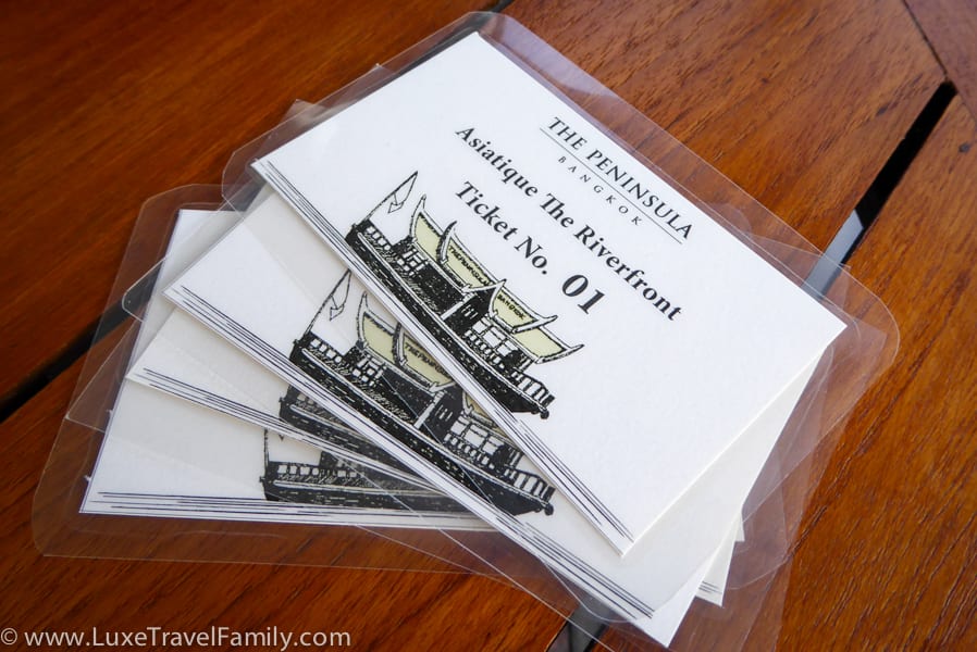 The Peninsula Bangkok tickets to Asiatique The Riverfront