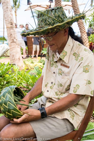Bruno, a cultural ambassador the four seasons Lanai