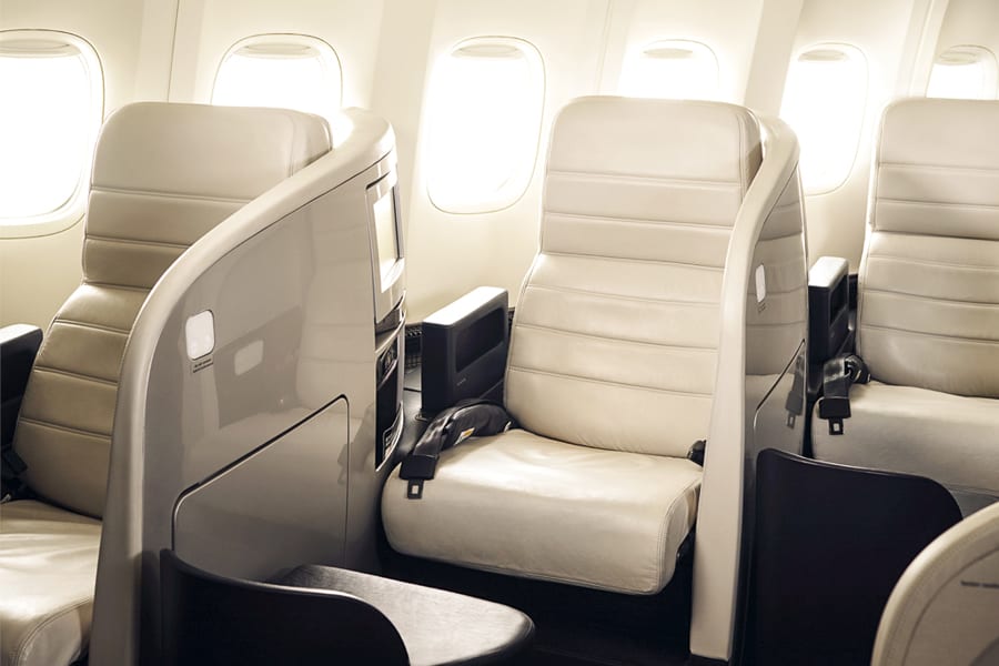 Air New Zealand Business Premier 777-300 seat