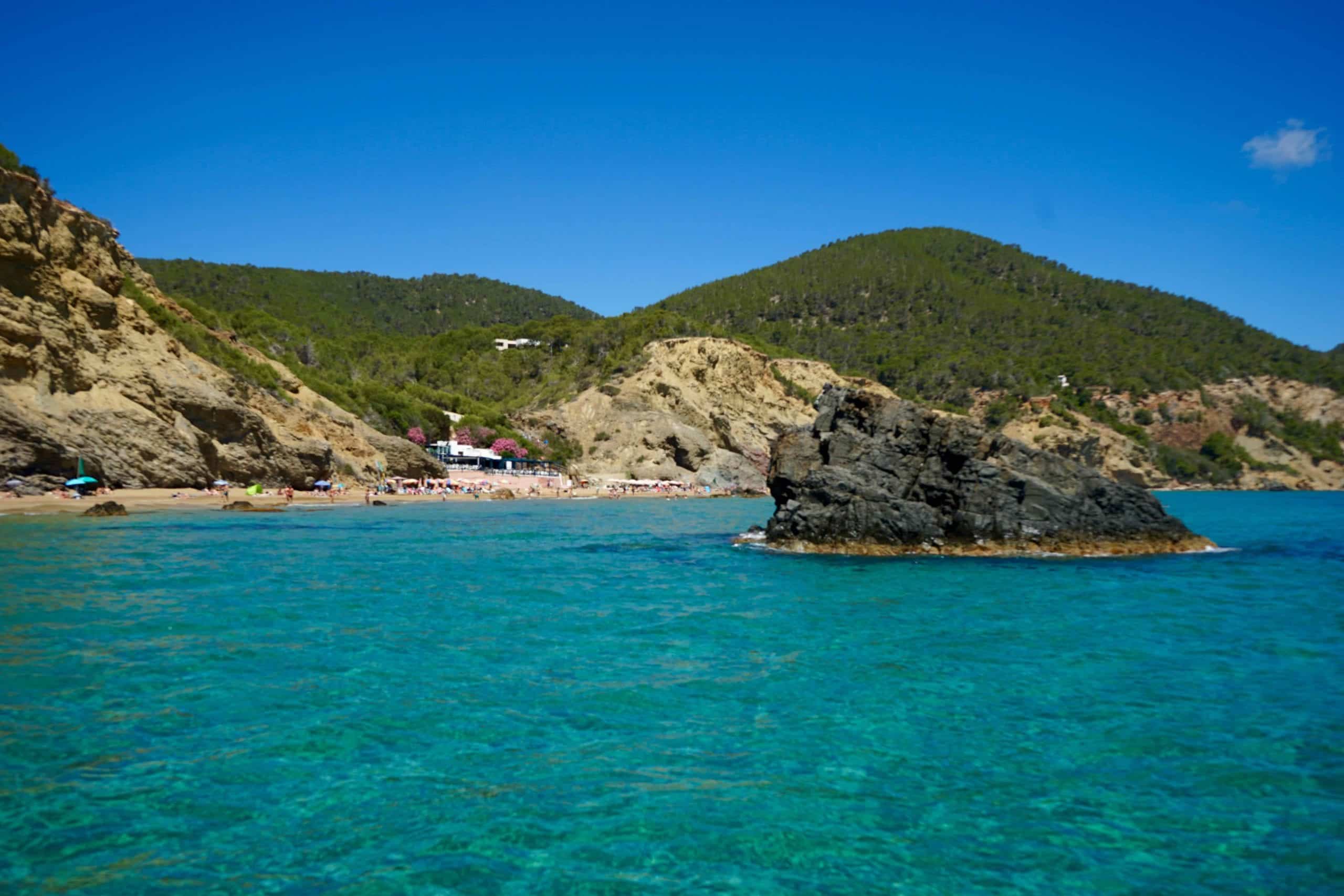 Swim at Pou des Lleo in Santa Eulalia
