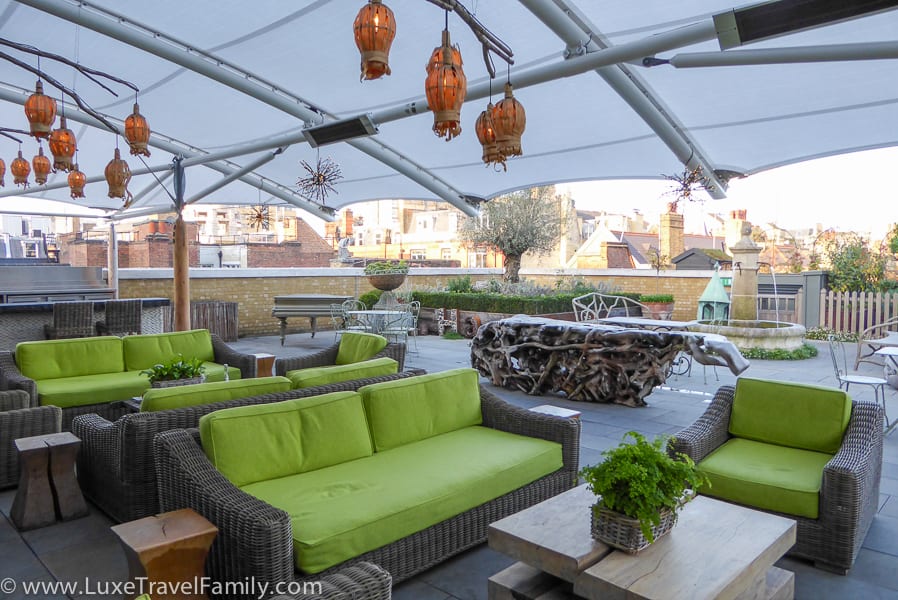 The Roof Terrace Ham Yard Hotel London