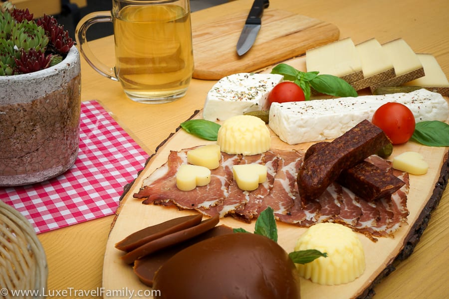 Cheese lunch Bregenzerwald Cheese Road