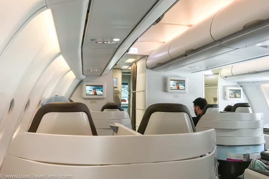 Hawaiian Airlines A330 First Class cabin
