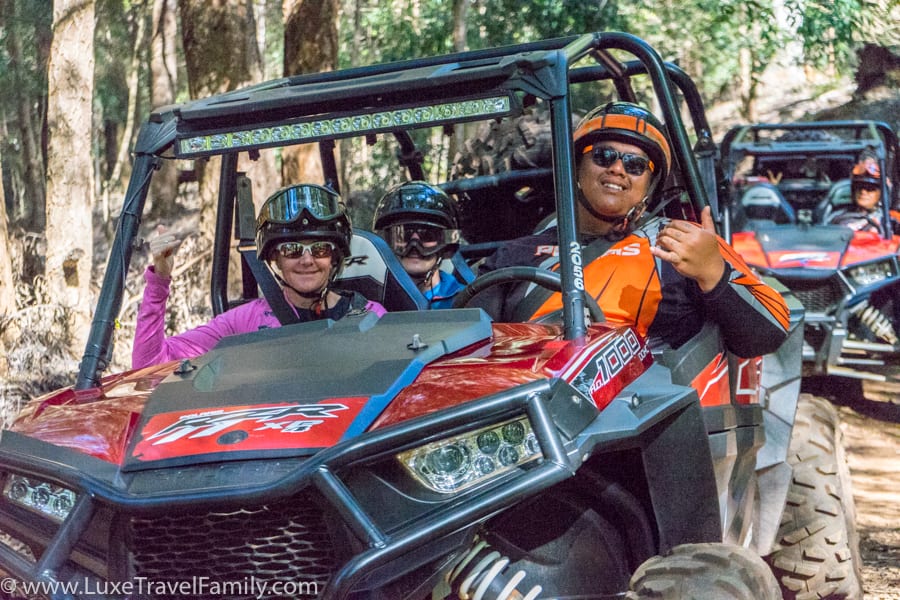 Lanai Polaris off-road tour fun