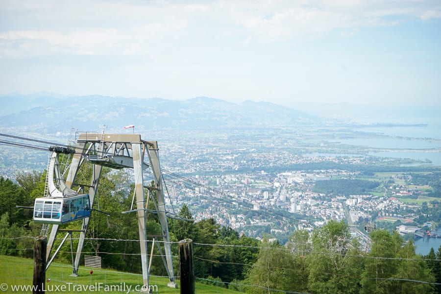 Pfänder Mountain views summer vacation in Europe