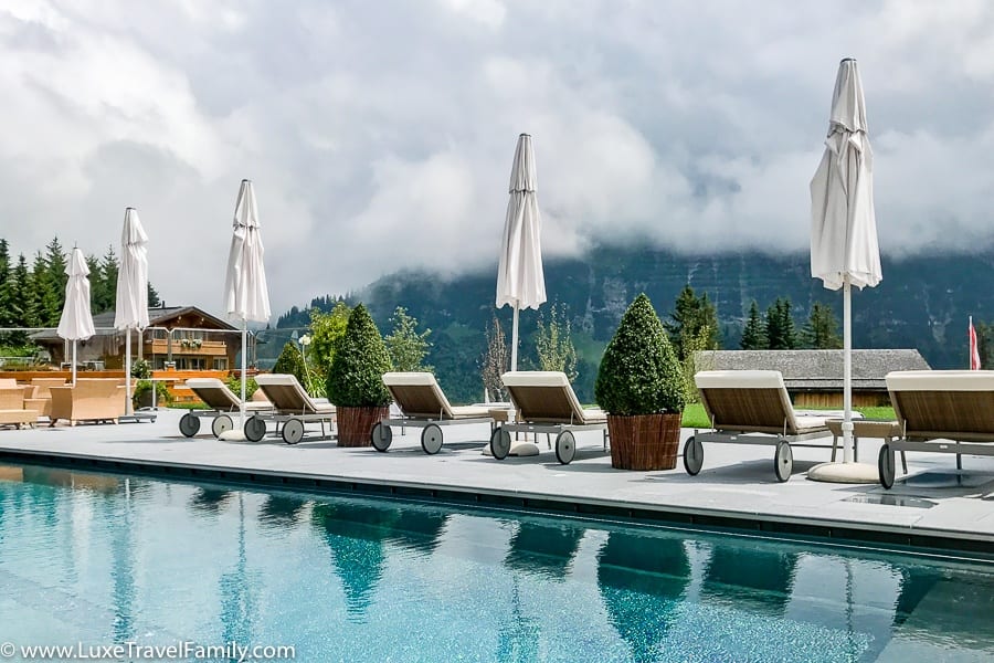 Burg Vital Resort Oberlech Outdoor Pool