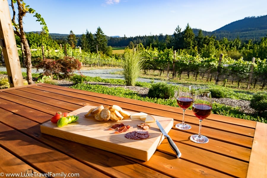 Blue Grouse Winery Grouse House Wine and Cheese