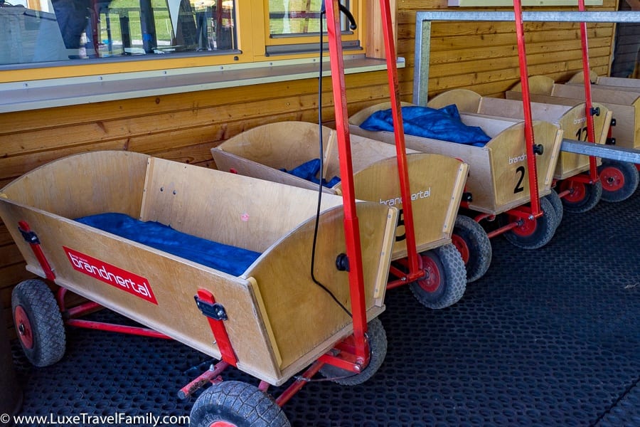 Wagons Panoramabahn brandnertal breakfast at Frood restaurant