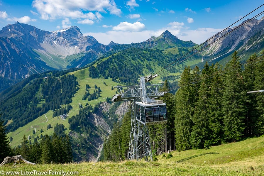 Panoramabahn aerial tramway breakfast at Frööd Restaurant
