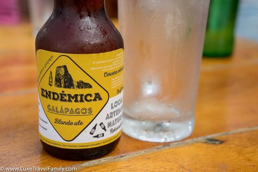 Endemica beer DIY luxury land-based Galapagos Islands